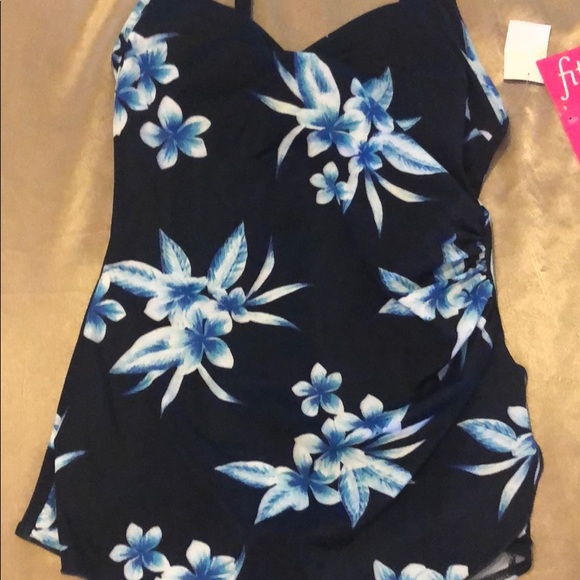 NWOT fit 4 u Swimsuit Sz 10 - Picture 2 of 6